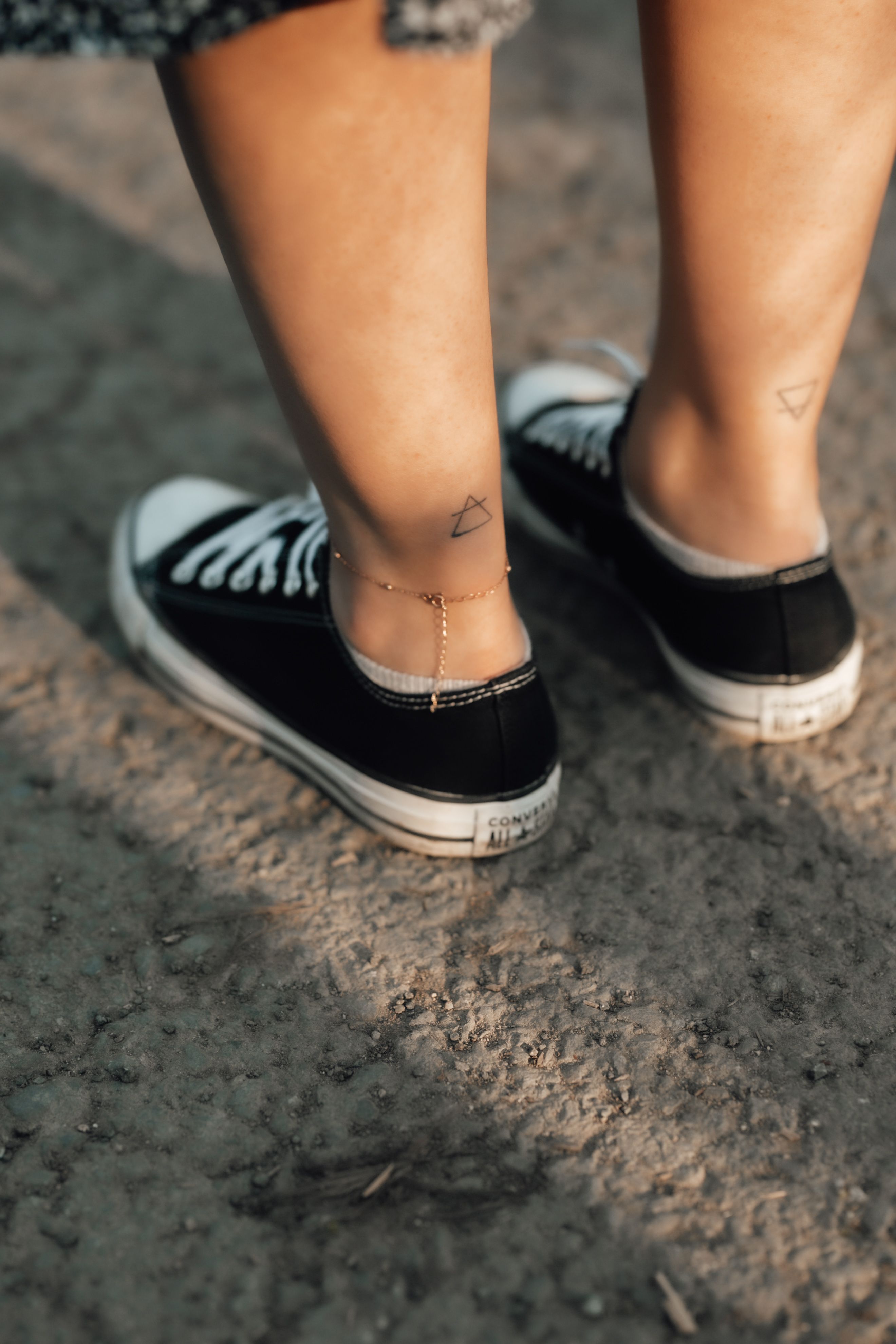 Conjunto de tatuagens pequenas minimalistas